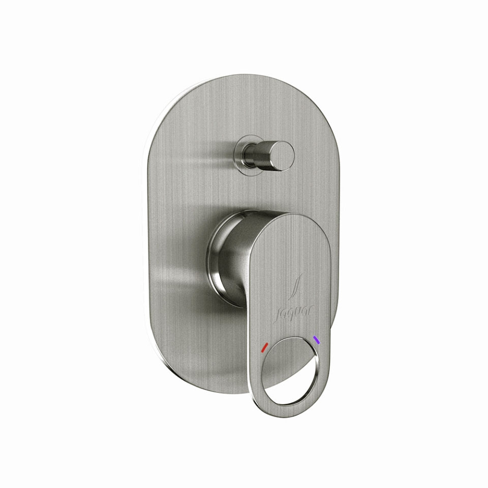 Ornamix Prime Stainless Steel Color 2 Way Bathroom Divertor Jaquar