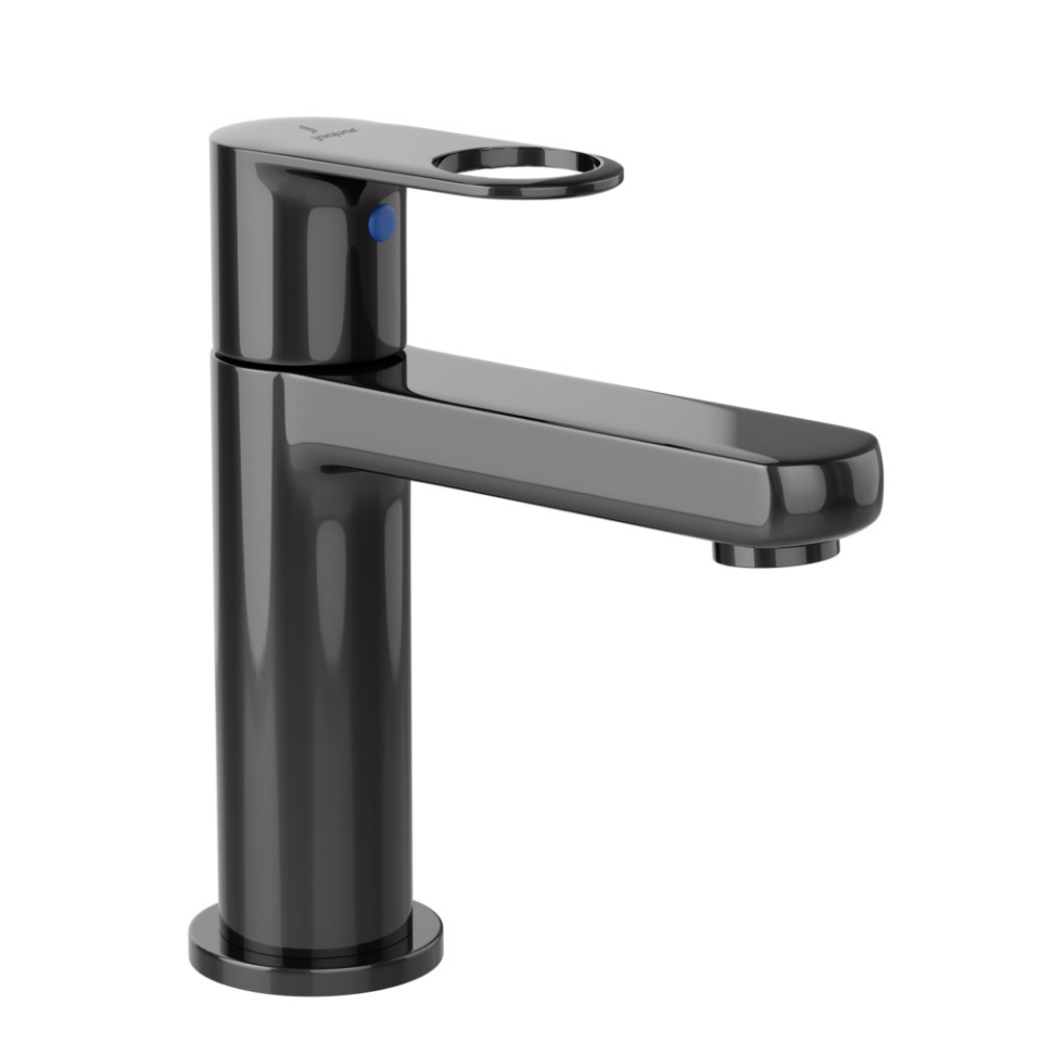 Ornamix Prime Black Chrome Finish Pillar Cock With Areator Jaquar