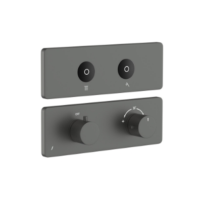 Picture of एक्स्पोज़्ड पार्ट किट ऑफ क्लाउड टच शॉवर सिस्टम - ग्रैफाइट