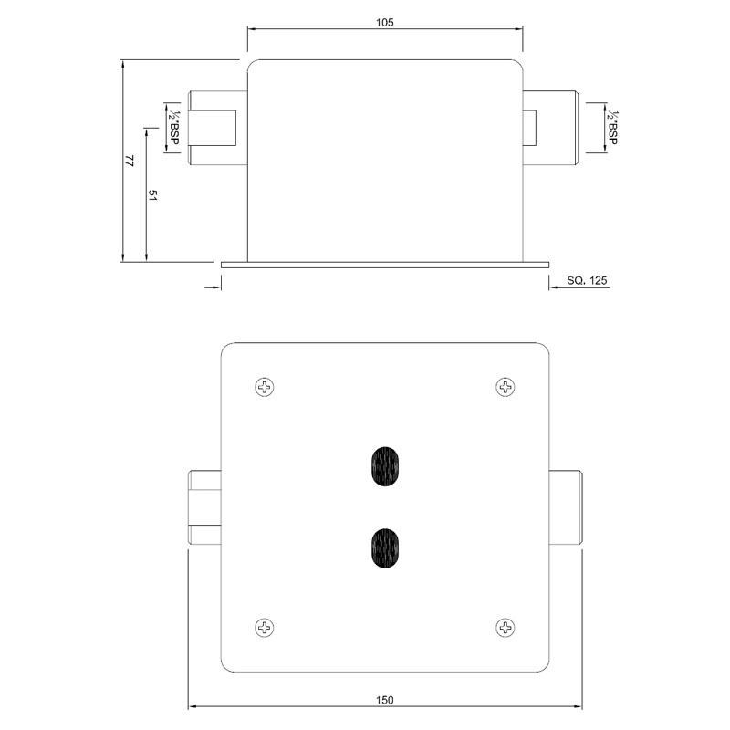 Sensotronic Mini Urinal Sensor Automatic Urinal Flush