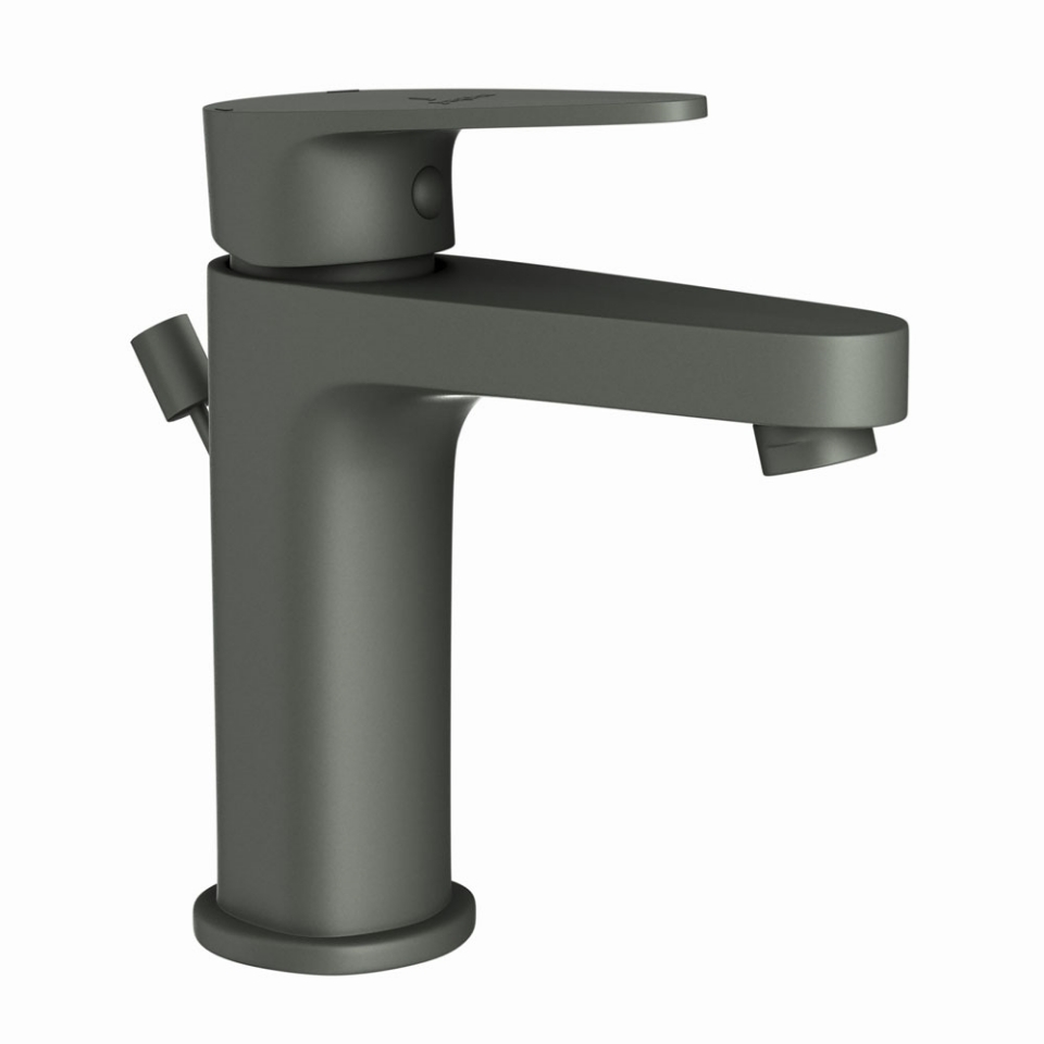 Vignette Graphite Pop-Up Waste Single Lever Basin Mixer