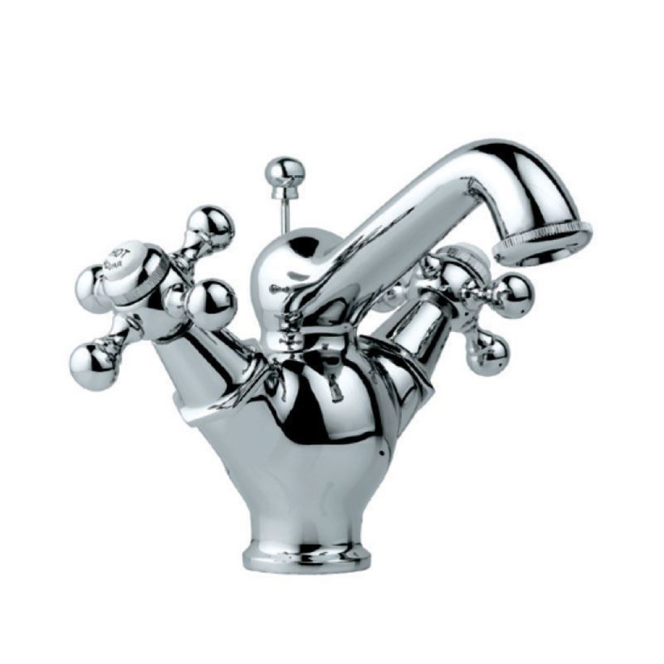 Picture of Central Hole Basin Mixer with popup waste - Chrome