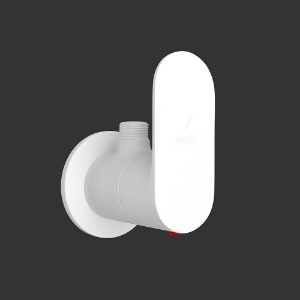 Picture of Angle Stop Cock with Wall Flange - White Matt