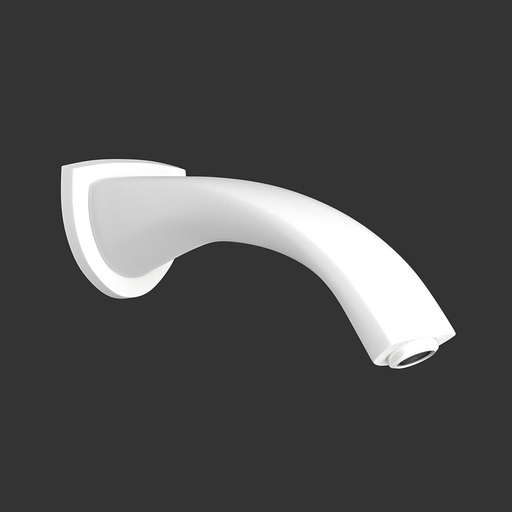 ARC White Matt Color Finish Bath Tub Spout SPJWHM87429 Jaquar