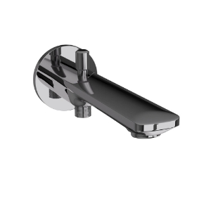 Picture of Bathtub Spout with Button Attachment - Black Chrome