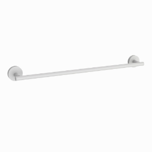 Picture of Single Towel Rail 600mm Long - White Matt