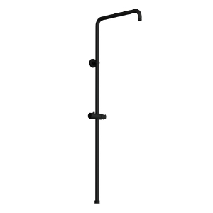 Picture of Exposed Shower Pipe with Hand Shower Holder - Black Matt