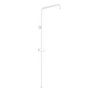 Picture of Exposed Shower Pipe with Hand Shower Holder - White Matt