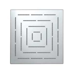 Picture of Square Shape Single Flow Maze Overhead Shower - Chrome