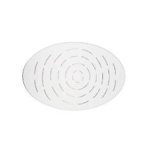 Picture of Maze Overhead Shower 340X220mm Oval Shape Single Flow - White Matt