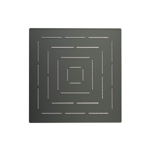 Picture of Square Shape Single Flow Maze Overhead Shower - Graphite