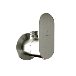 Picture of Angle Stop Cock with Wall Flange - Stainless Steel