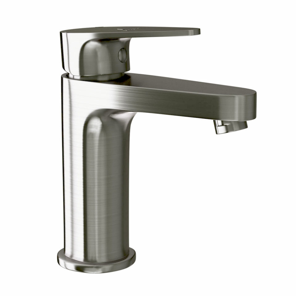 Vignette Stainless Steel Single Lever Basin Mixer For Washbasins