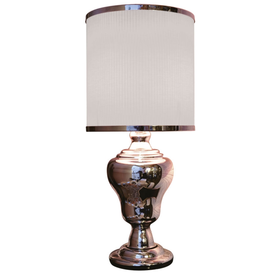 Picture of Strip Fabric shade Table Lamp