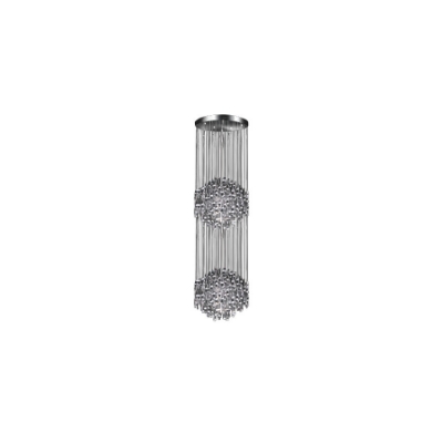 Picture of 2 Tier Metal string Ceiling Light - Chrome