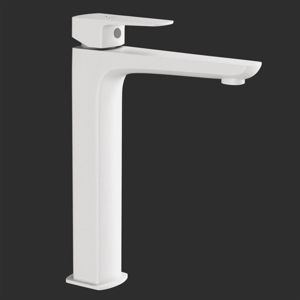 Picture of Single Lever Tall Boy - White Matt