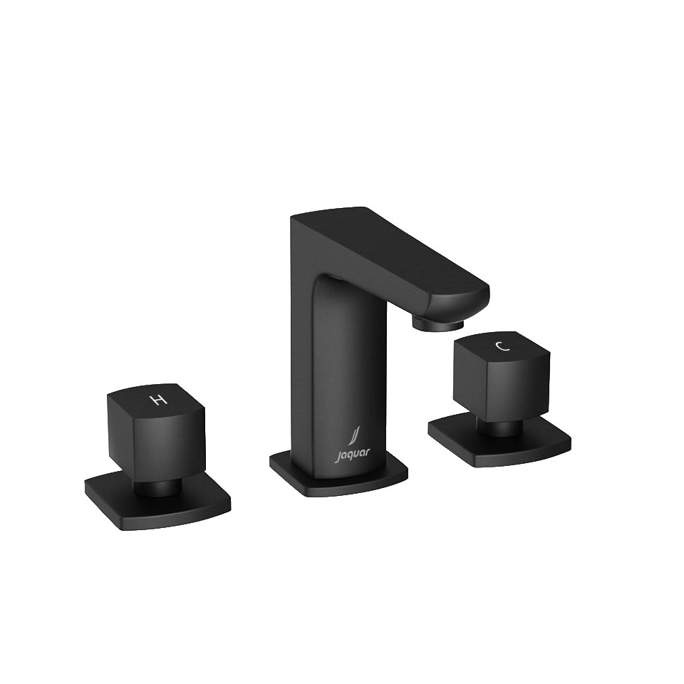 Picture of 3-Hole Basin Mixer - Black Matt