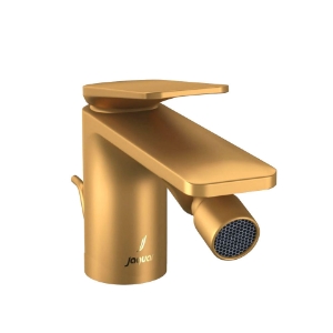 Picture of Single Lever 1-Hole Bidet Mixer with Popup Waste System - Gold Matt PVD