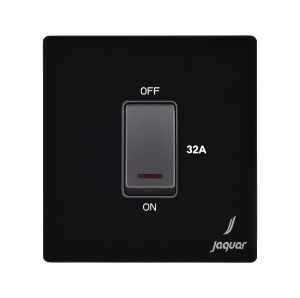 Picture of One Gang 32A Dp Switch - Black