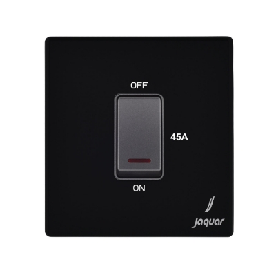 Picture of One Gang 45A Dp Switch - Black