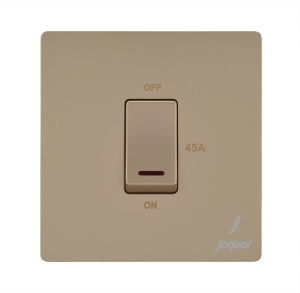Picture of One Gang 45A Dp Switch - Gold
