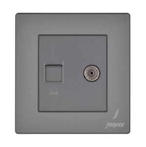 Picture of Television & Computer Socket - Grey