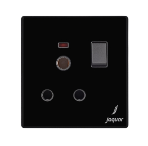 Picture of 16A Switched Socket With Indicator - Black
