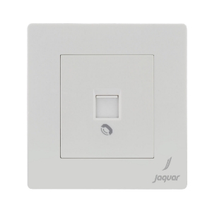 Picture of One Way Telephone Socket - White