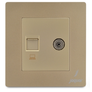 Picture of Television & Computer Socket - Gold