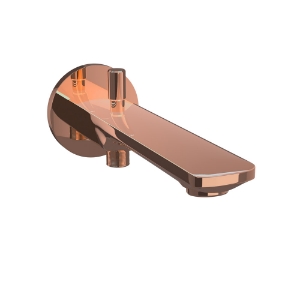 Picture of Bathtub Spout with Button Attachment - Blush Gold PVD