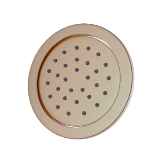 Picture of Body Shower ø120mm Round Shape - Auric Gold