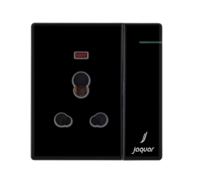Picture of Three Pin Socket With Indicator And Big Switch 