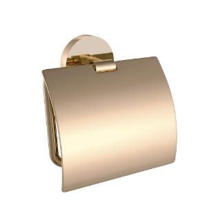 Picture of Toilet Roll Holder with Flap - Auric Gold