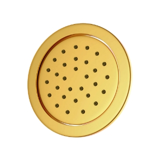 Picture of Body Shower ø120mm Round Shape - Gold Bright PVD