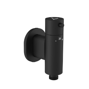 Picture of Exposed Part Kit of Concealed Thermostatic Valve - Black Matt 