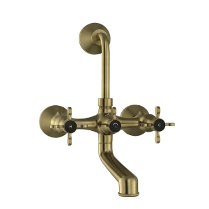 Picture of Wall Mixer with Provision For Overhead Shower - Antique Bronze