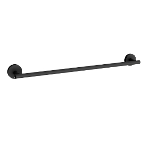 Picture of Single Towel Rail 600mm Long - Black Matt