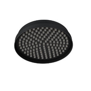 Picture of Victorian Shower Head Round - Black Matt