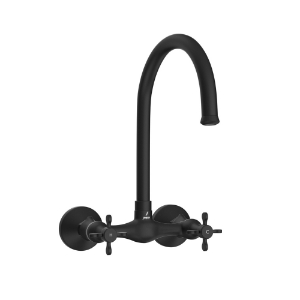 Picture of Sink Mixer with Regular Swinging Spout - Black Matt