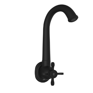 Picture of Sink Cock with Regular Swinging Spout - Black Matt