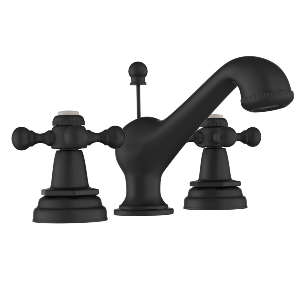 Picture of 3-Hole Basin Mixer - Black Matt