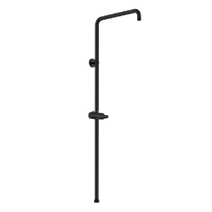 Picture of Exposed Shower Pipe with Hand Shower Holder - Black Matt