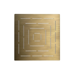 Picture of Square Shape Single Flow Maze Overhead Shower - Antique Bronze