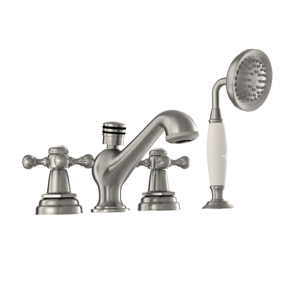 Picture of 4-Hole Bath Tub Mixer - Stainless Steel