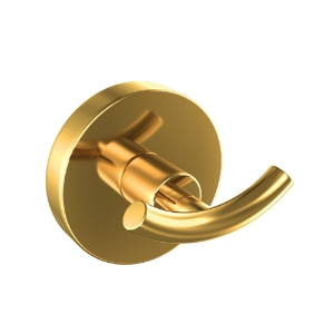 Picture of Double Coat Hook - Gold Bright PVD