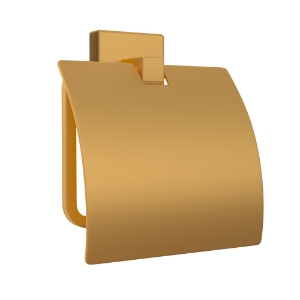 Picture of Toilet Roll Holder with Flap - Gold Matt PVD