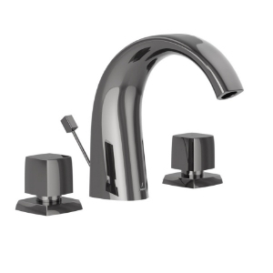 Picture of 3-Hole Basin Mixer - Black Chrome