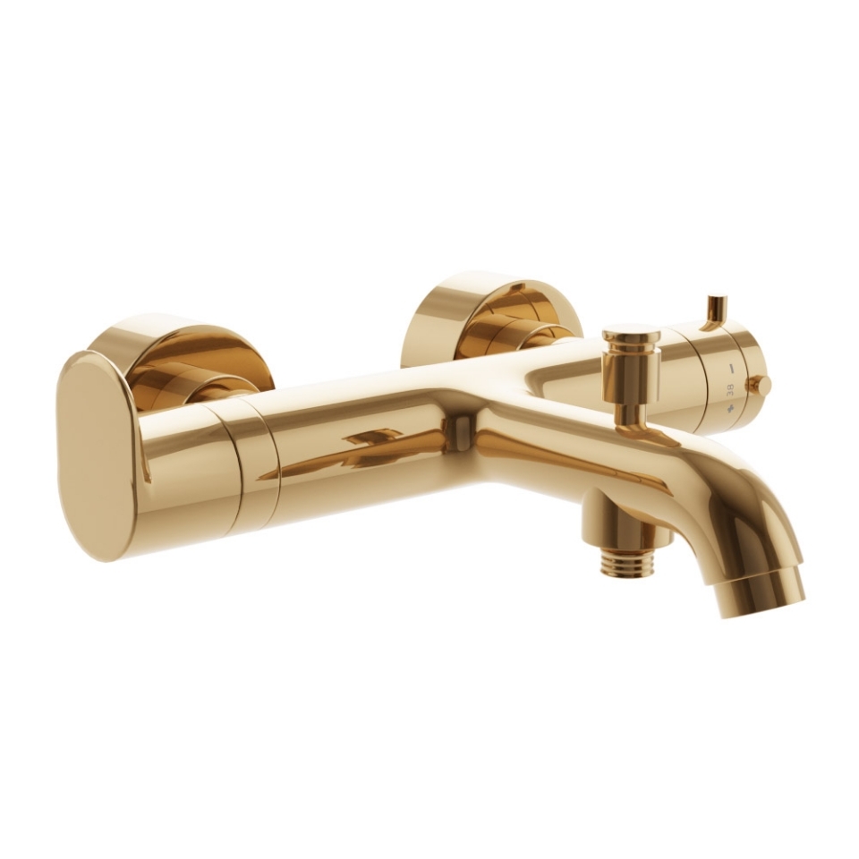 Picture of Exposed Bath Shower Mixer (Wall Mounted) - Auric Gold