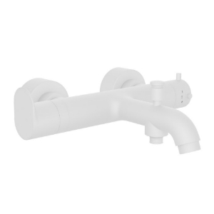 Picture of Exposed Bath Shower Mixer (Wall Mounted) - White Matt