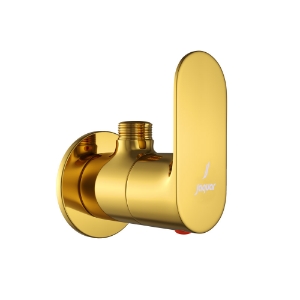 Picture of Angle Valve with Wall Flange - Gold Bright PVD